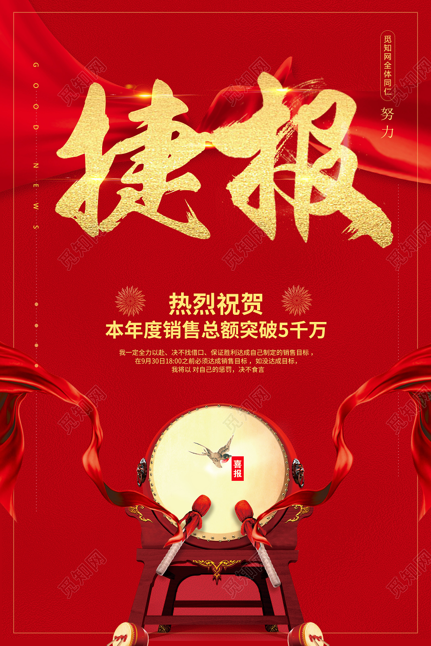 捷报销售业绩喜报