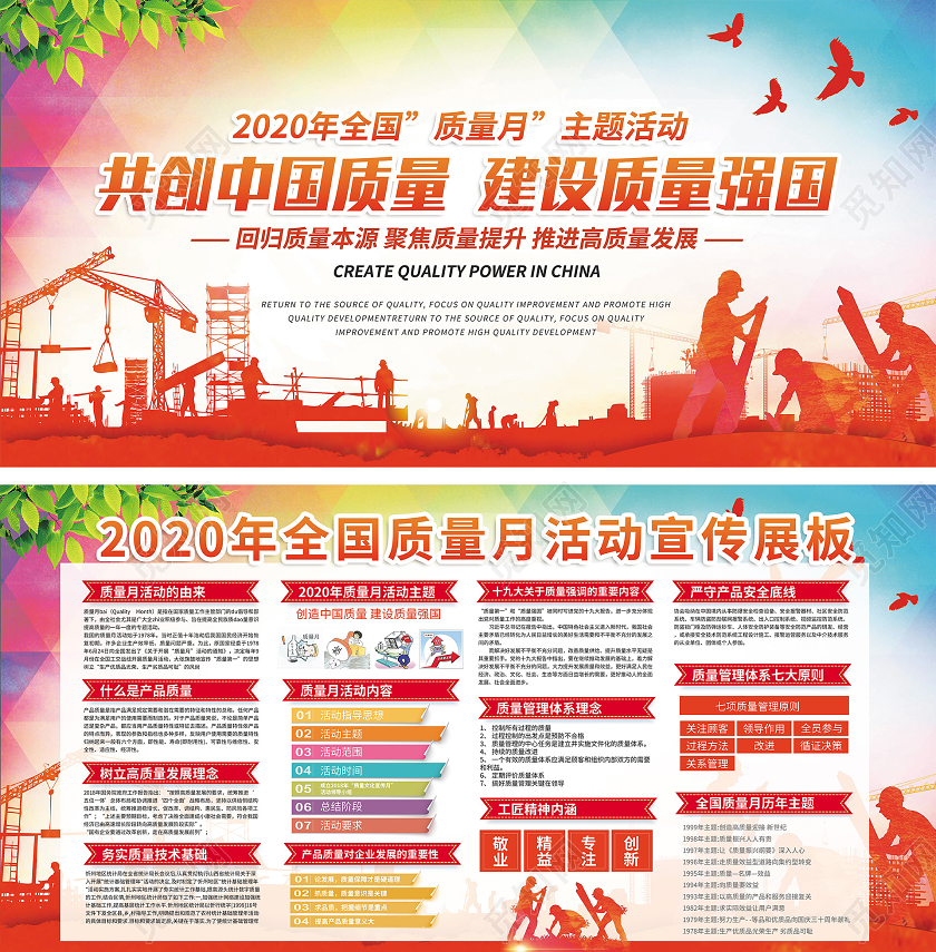 2020年全国质量月主题活动共创中国质量 建设质量强国