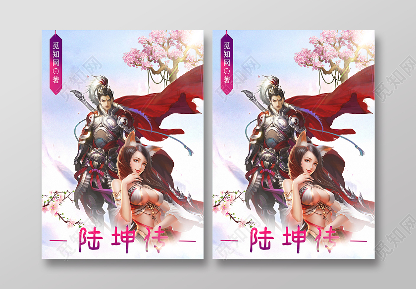 炫彩梦幻仙侠小说画册封面小说封面