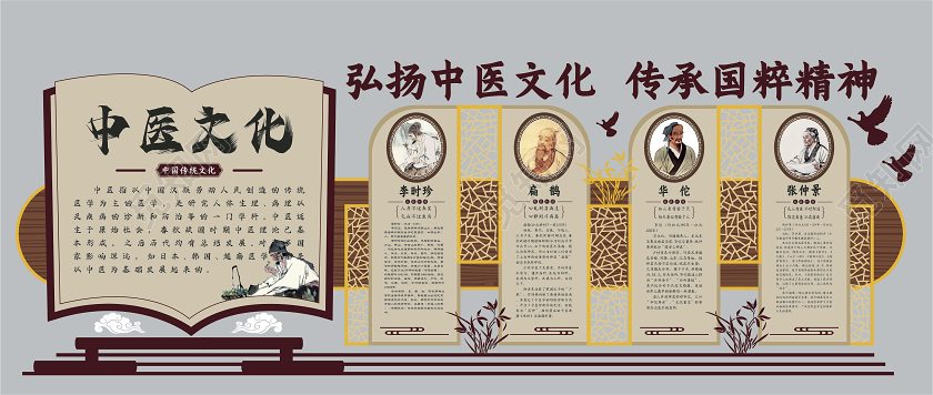 米黄色为主名人校园文化墙