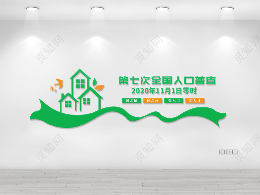 第七次全国人口普查文化墙