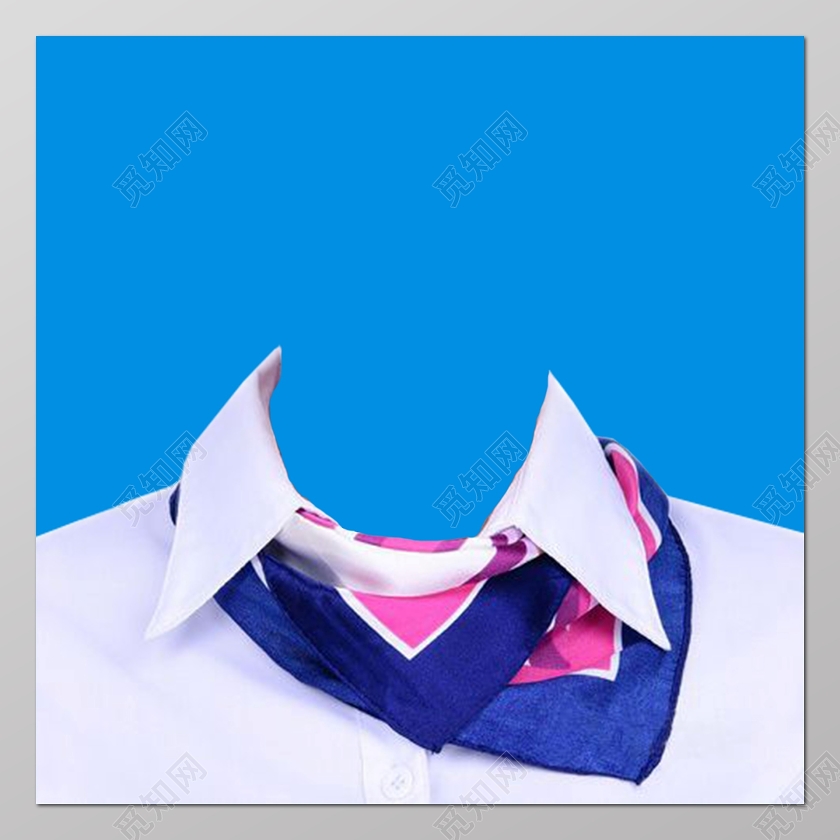 女士西装证件照模板清秀唯美