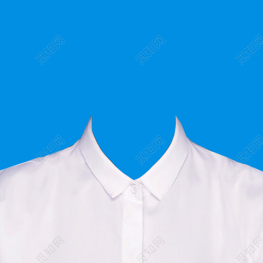 女士西装证件照模板自然清新