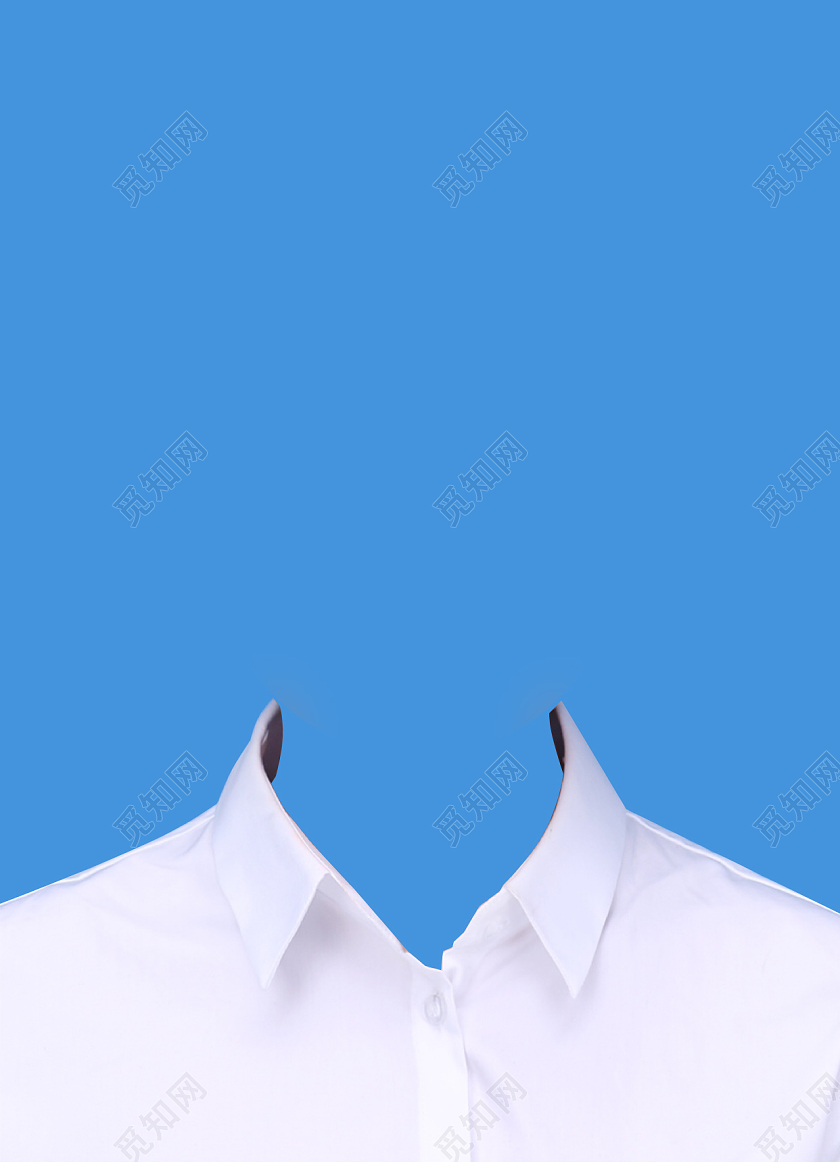 女士西装证件照模板唯美清新