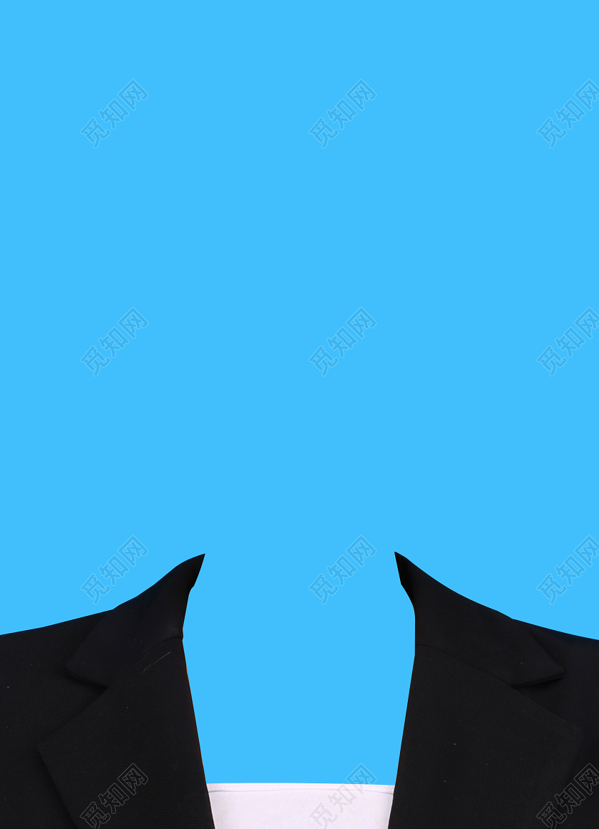 女士西装证件照模板清秀有神