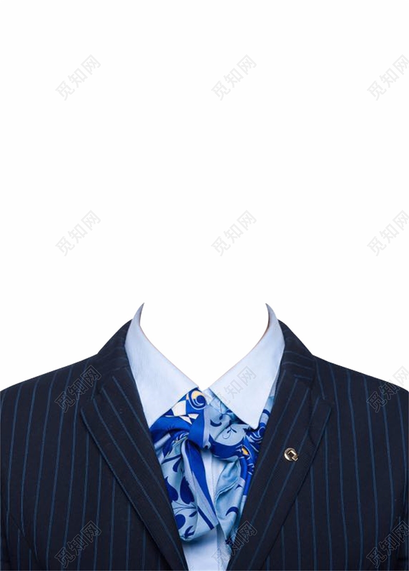 女士西装证件照模板文雅秀气