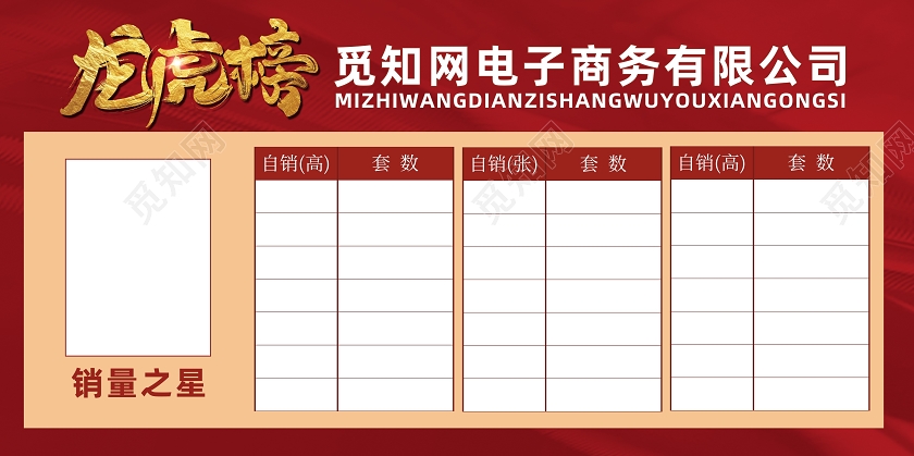 红色复古龙虎榜宣传展板龙虎榜展板