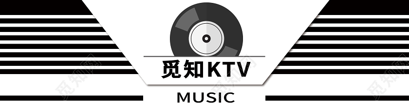 白色简约风觅知KTVktv门头门头设计