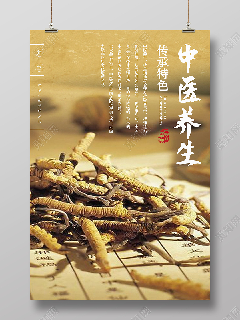 传统中医养生海报中医海报中医宣传