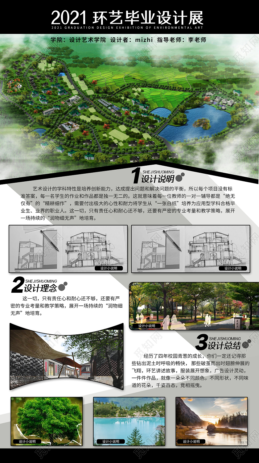 2021环艺毕业作品设计展板环艺毕业设计展板