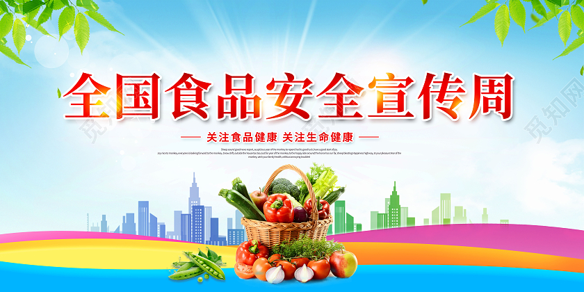 全国食品安全宣传周2021年食品安全宣传周展板