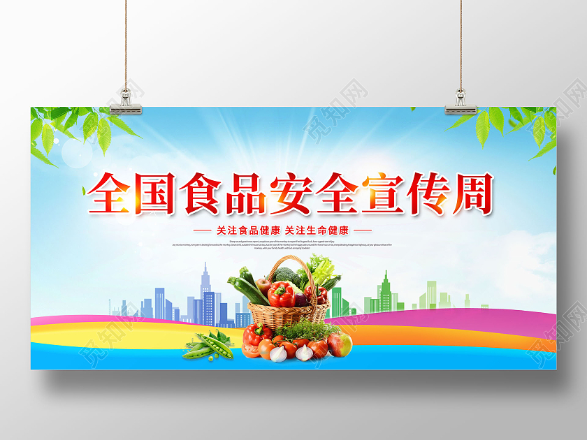 全国食品安全宣传周2021年食品安全宣传周展板
