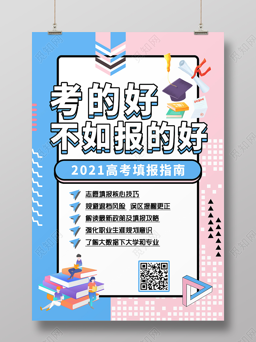 考的好不如报的好高考填报指南海报高考报考