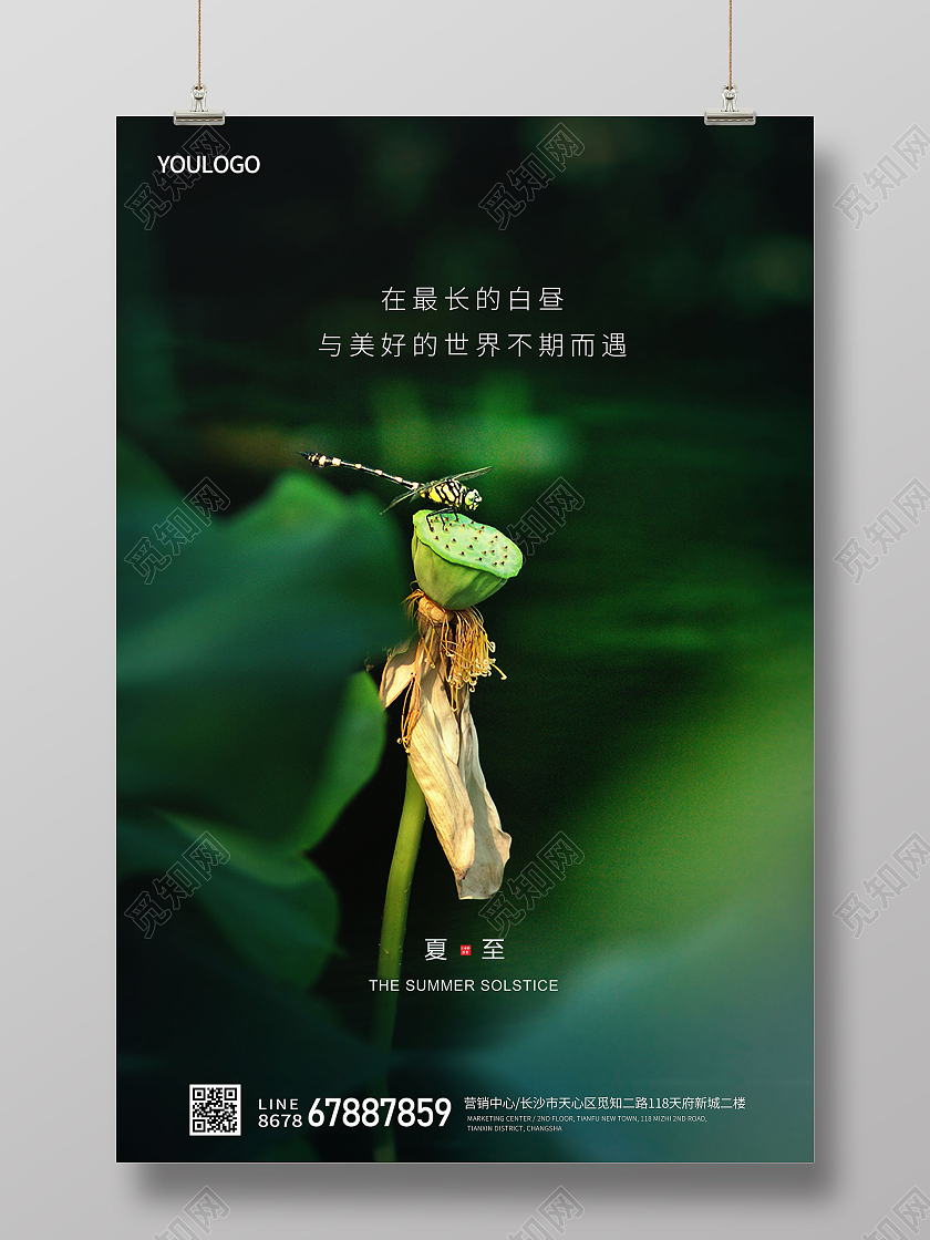 夏至海报二十四节气海报房地产海报二十四节气24节气夏至