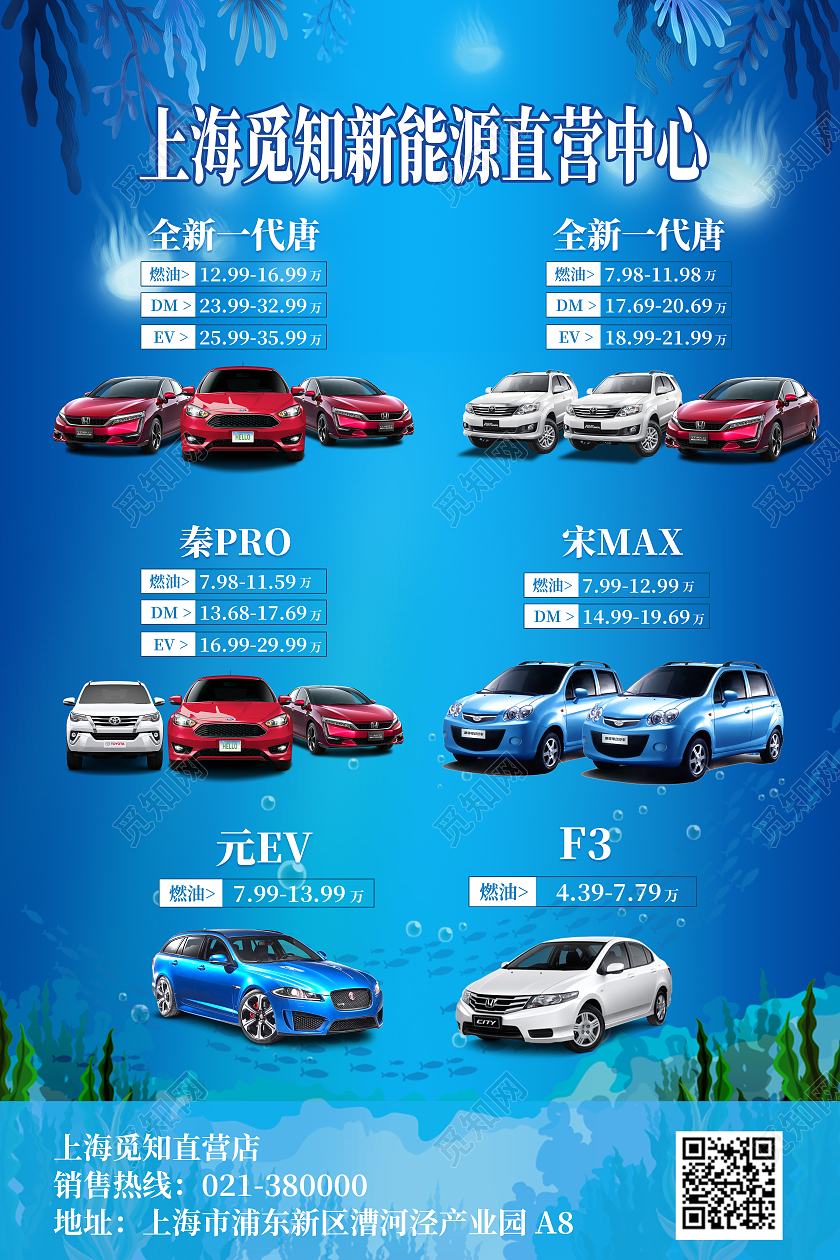 新能源特价车销售海报
