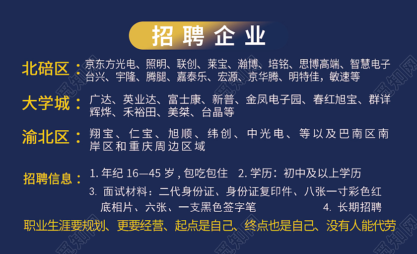 蓝色简约人力资源管理公司招聘名片人力资源公司名片