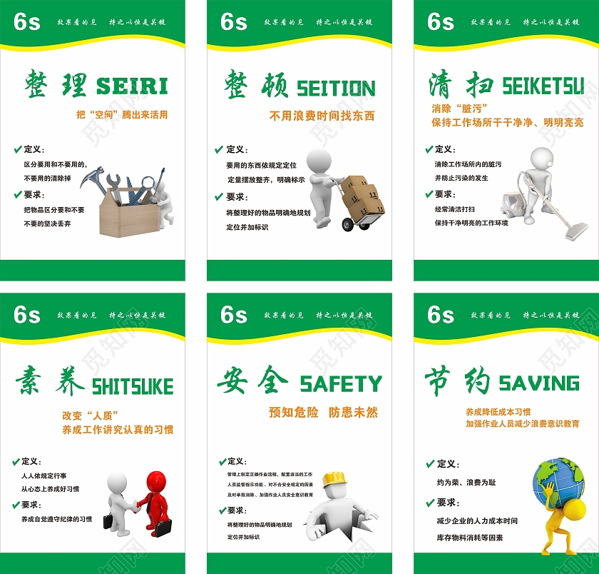 绿色6S企业管理公司管理6S车间6S管理