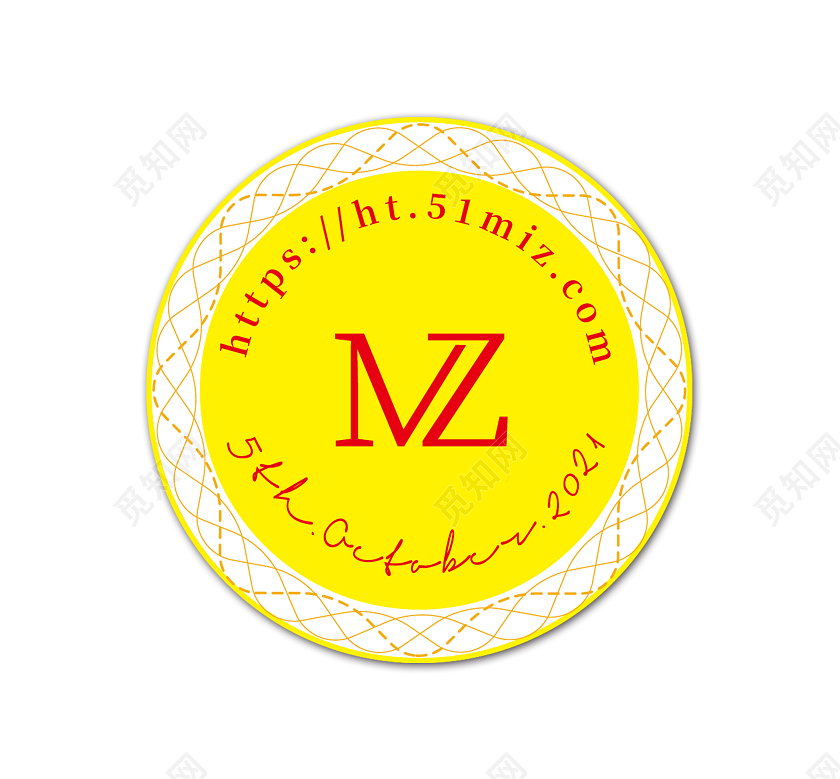 黄色金属丝网高端大气标志品牌logo