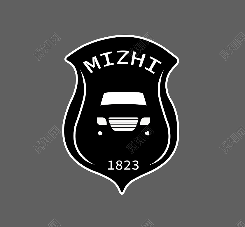 黑白盾形汽车logo汽车相关logo汽车logo设计