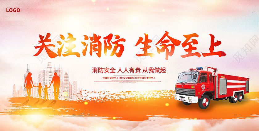 黄色大气消防安全消防宣传展板设计消防安全海报消防安全展板