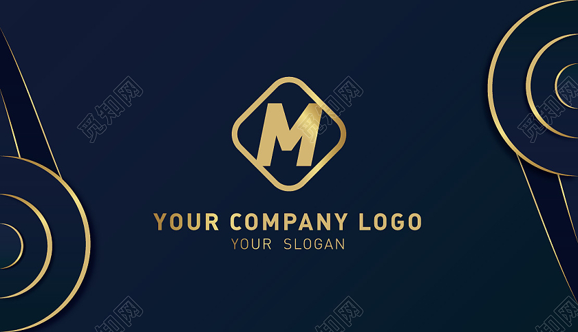 黑色高端烫金名片商务名片设计名片黑色名片