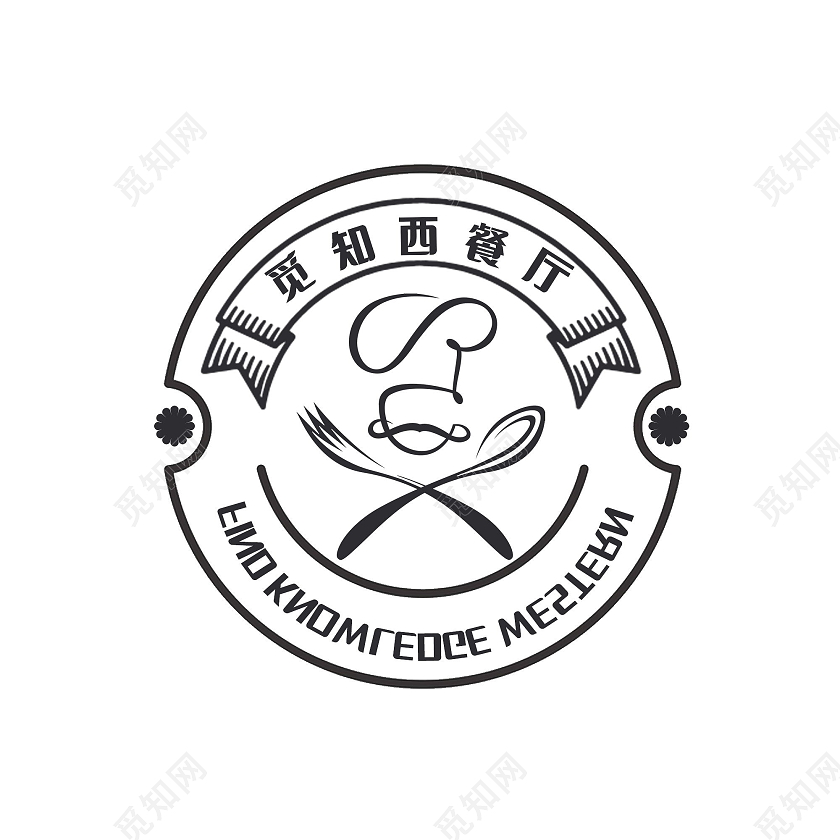 餐厅美食LOGO标识标识模板设计餐厅logo