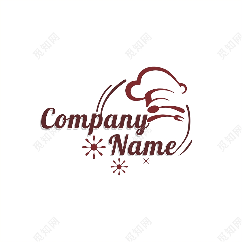 品质卡通餐饮LOGO矢量西餐艺术感餐饮logo