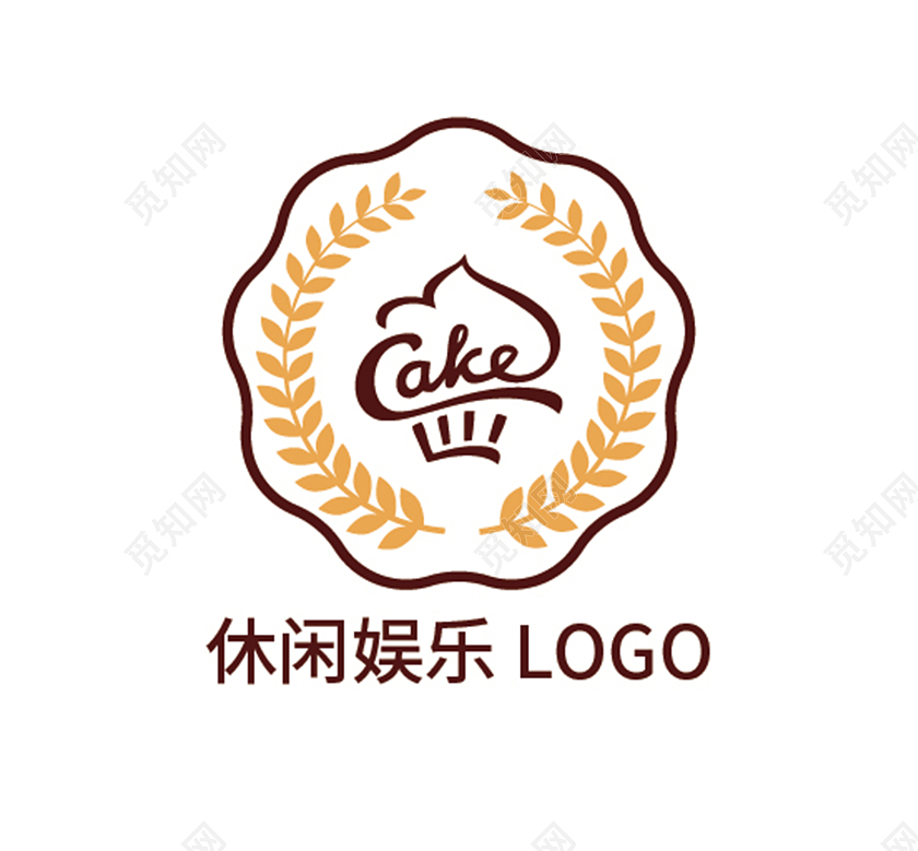 甜品甜食标志标识LOGO模板设计甜品logo
