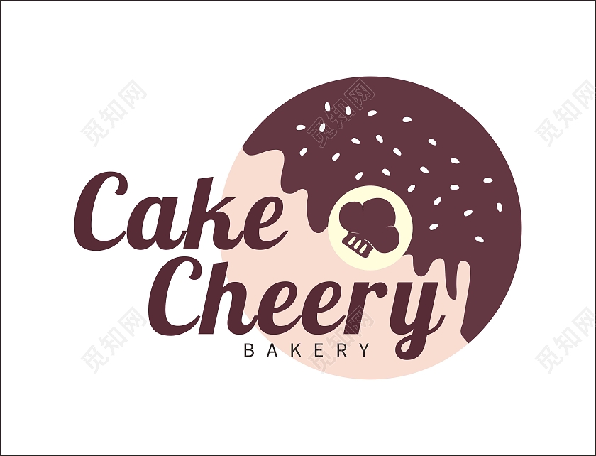 新鲜健康甜品LOGO定制现做甜蜜蛋糕甜品logo