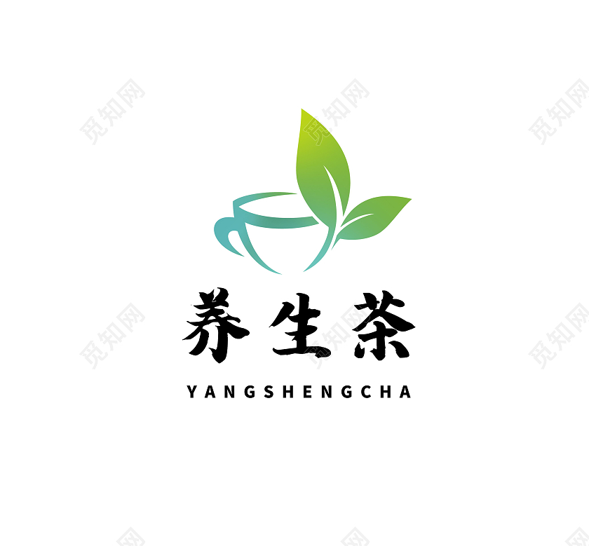 传统风格茶叶茶行标志茶叶logo茶壶模板设计
