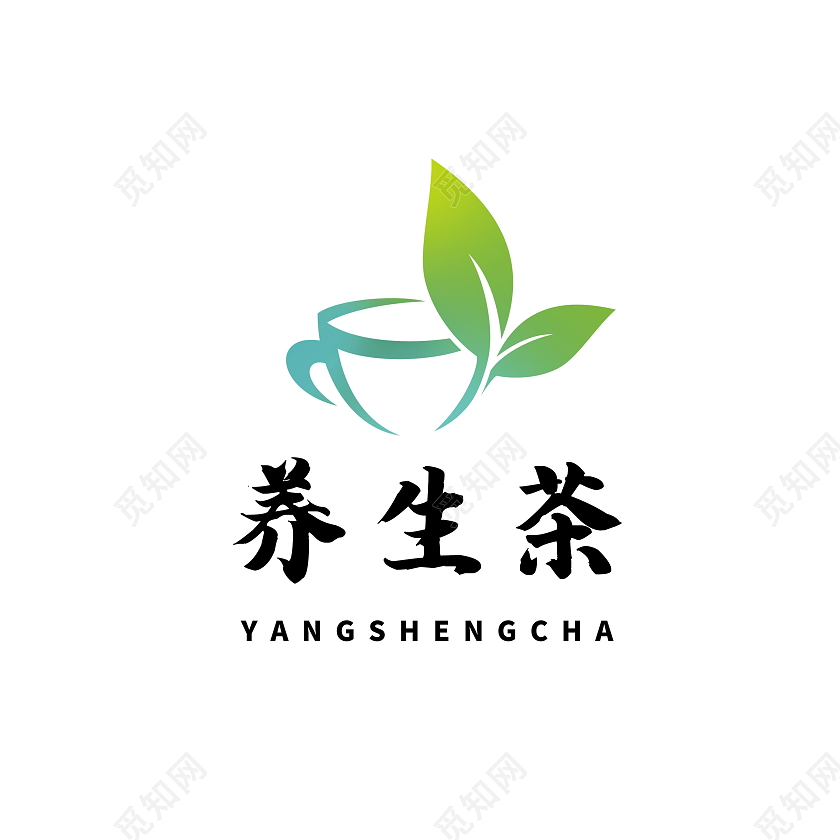 传统风格茶叶茶行标志茶叶logo茶壶模板设计
