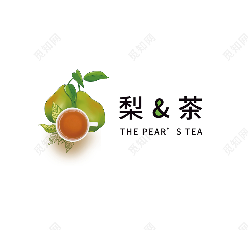 传统风格茶叶茶行标志茶叶logo茶壶模板设计茶logo
