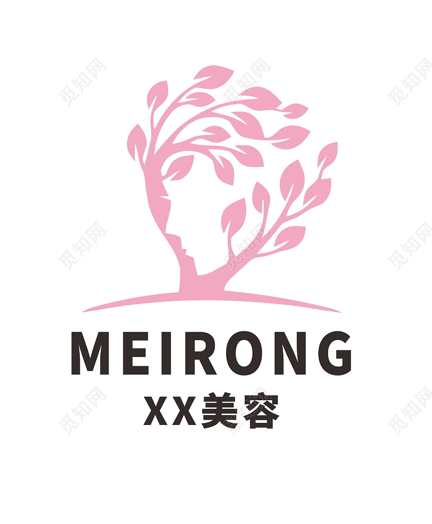 女人美容标志logo模板设计美容logo化妆品logo
