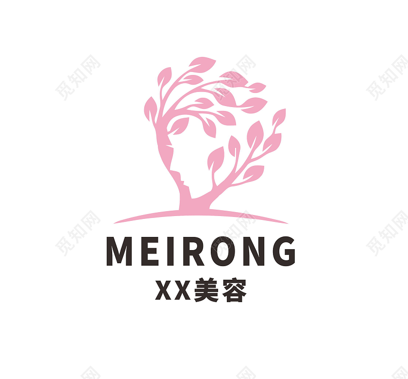 女人美容标志logo模板设计美容logo化妆品logo