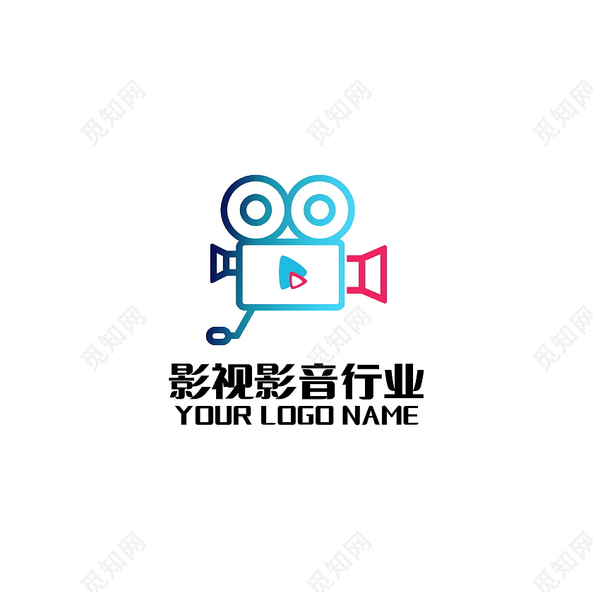 电影标志影视标志logo模板设计影视logo