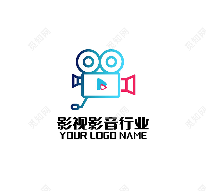 电影标志影视标志logo模板设计影视logo