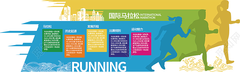 彩色简约高端学校体育运动教育文化墙学校走廊文化墙