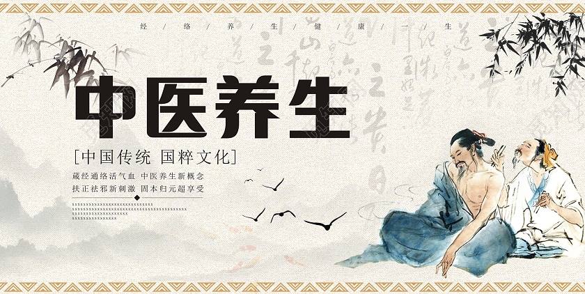 时尚简约大气中医展报中医宣传展报中医展板