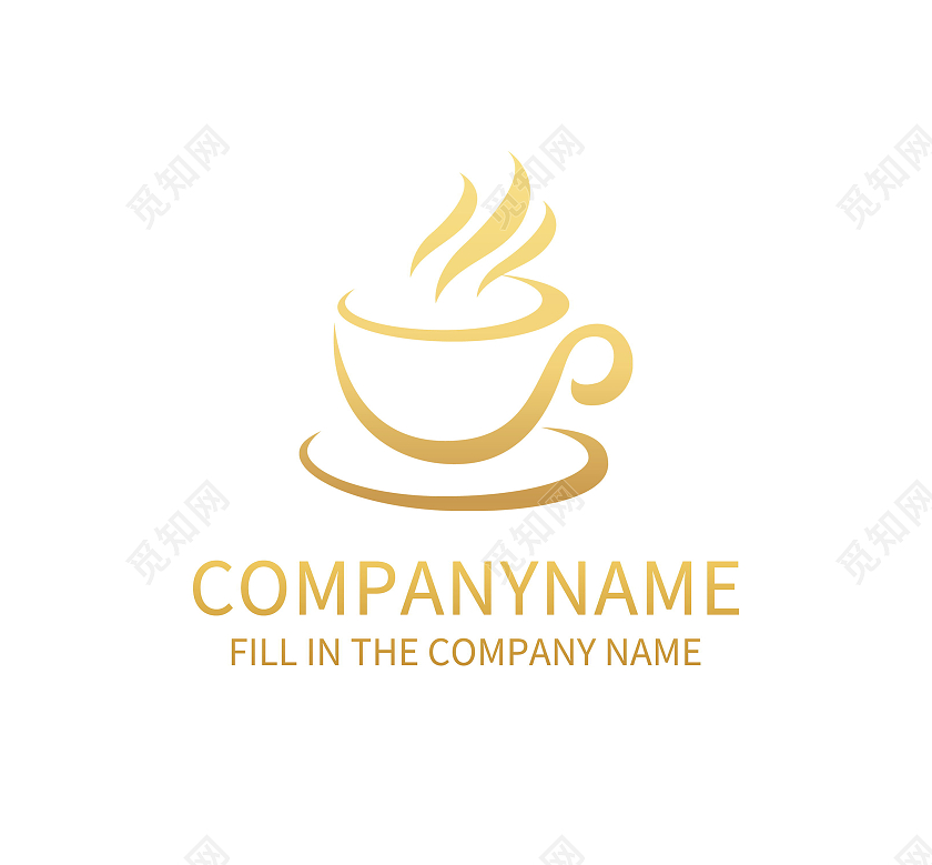 咖啡标志logo模板设计咖啡馆logo咖啡logo