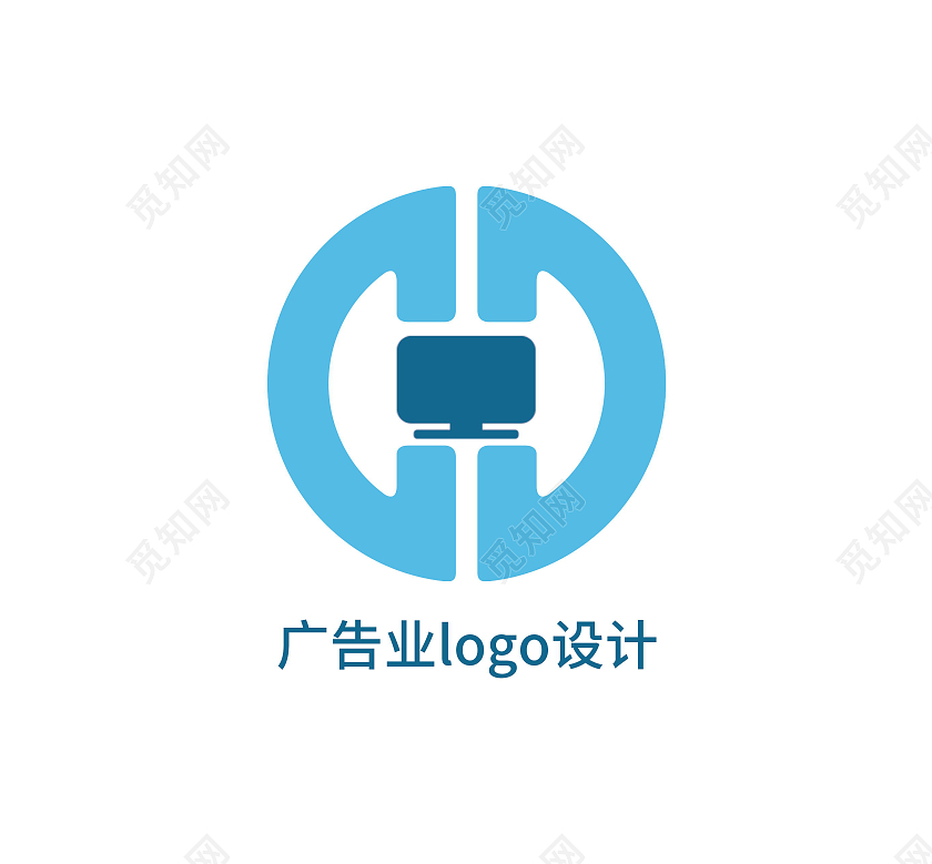 广告业标志logo模板设计设计手logo