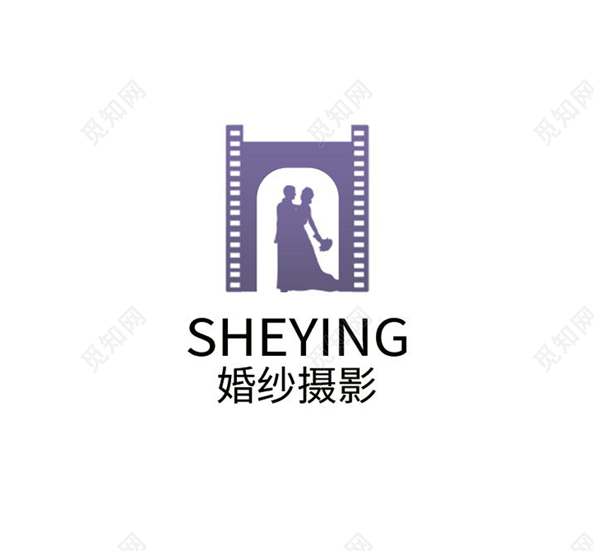 婚纱摄影标志拍摄LOGO标识模板照相机LOGO摄影logo