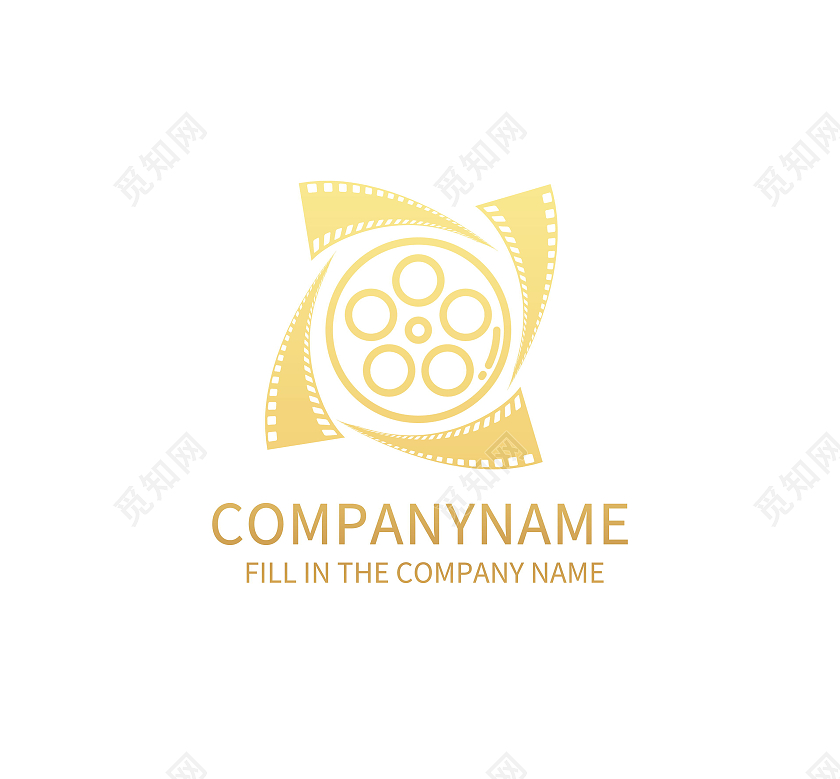 影视电影标志影视LOGO电影标识模板设计影视logo
