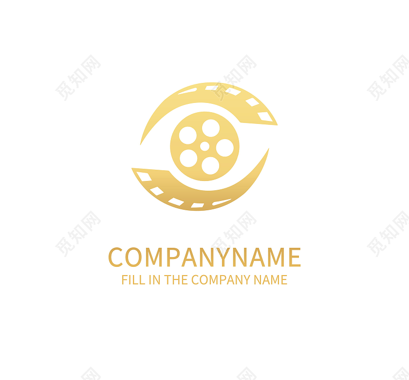 影视电影标志影视LOGO电影标识模板设计影视logo