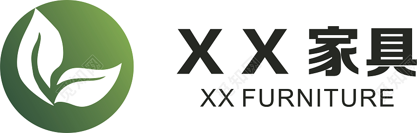 家具logo树叶logo圆形logo绿色logo