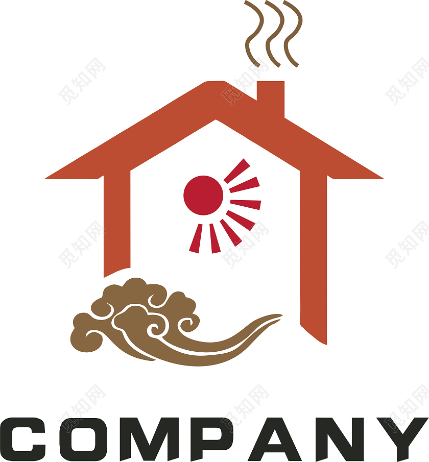 家具标识logo房屋logo祥云logo家居logo