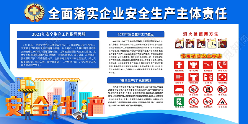 安全生产重于泰山安全生产展板模板设计