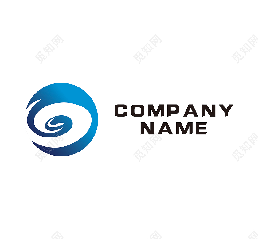 家居logo圆形logo蓝色logo线条logo