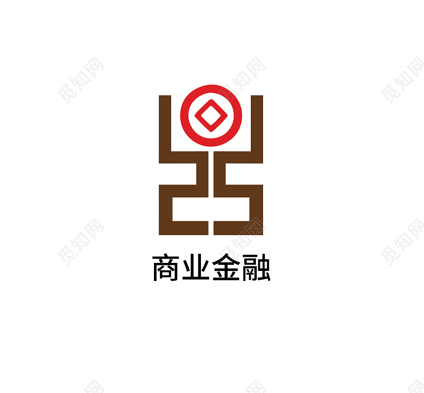 金融财产标志金融LOGO金融标识模板设计金融logo