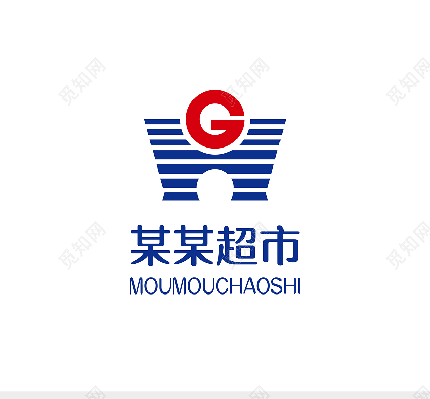 超市标志购物LOGO标识模板设计超市LOGO超市logo