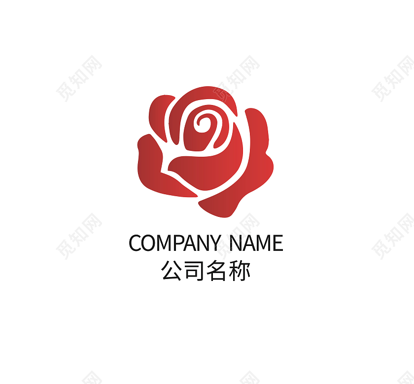 花标志花朵标志logo模板设计花logo